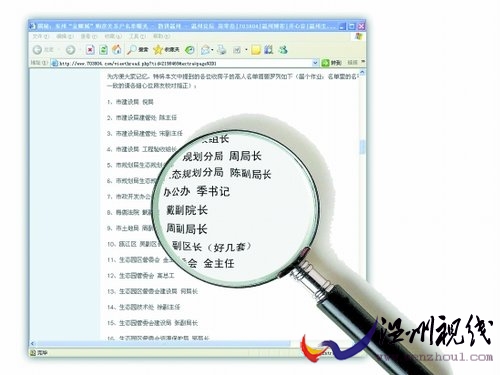 溫州市紀(jì)委調(diào)查網(wǎng)帖曝光低價購房事件