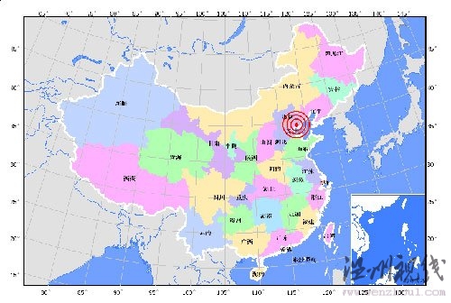 河北唐山發生4.1級地震 北京天津等地有震感