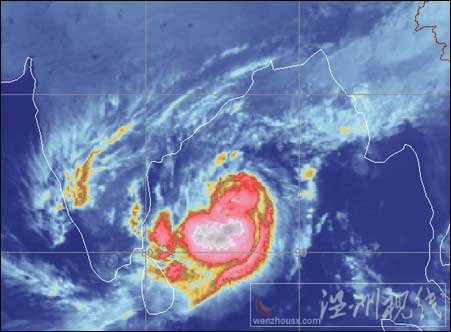 熱帶氣旋THANE在孟加拉灣洋面生成 或將。登陸印度