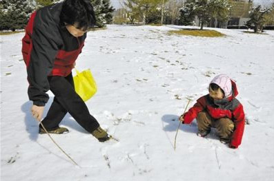 北京入冬以來最大降雪致空氣質量達一級水準