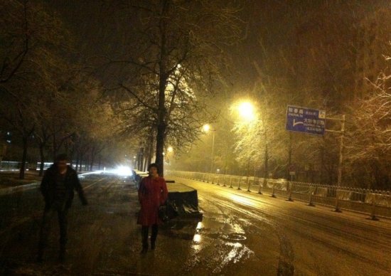北京三月飛雪