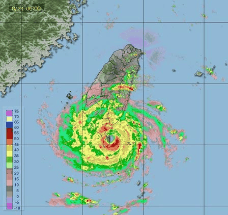 臺風天秤登陸