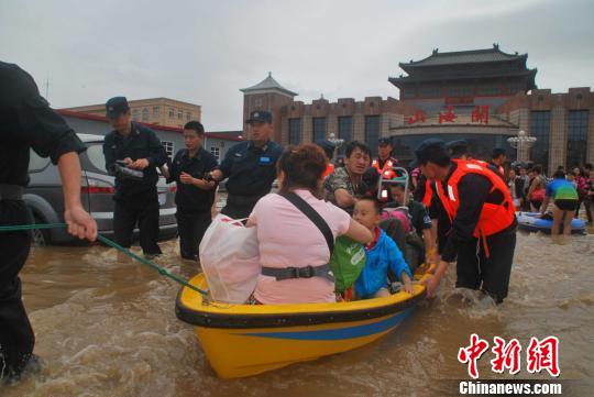 山海關大暴雨