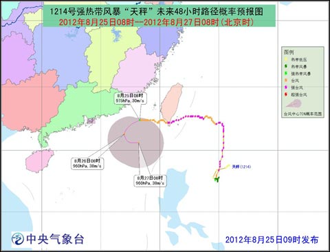 臺(tái)風(fēng)天秤登陸