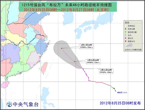 臺風布拉萬路徑