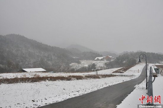 重慶今冬第一場雪