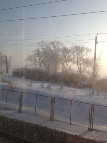 今晨哈爾濱氣溫驟降13℃ 未來(lái)兩天氣溫持續(xù)走低