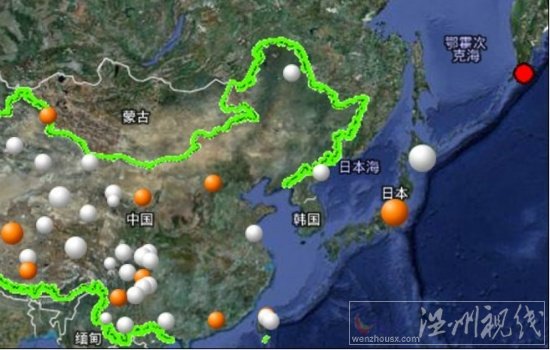 堪察加?xùn)|海岸附近海域6.6級地震