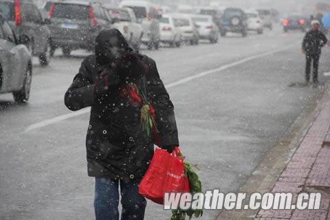 河北19日全省風力較大 張家口承德有中到大雪