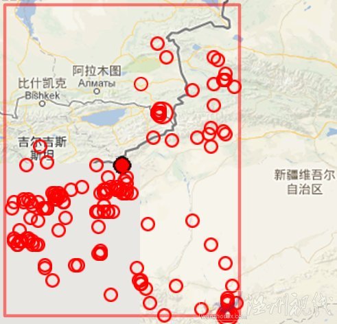 新疆阿合奇縣地震