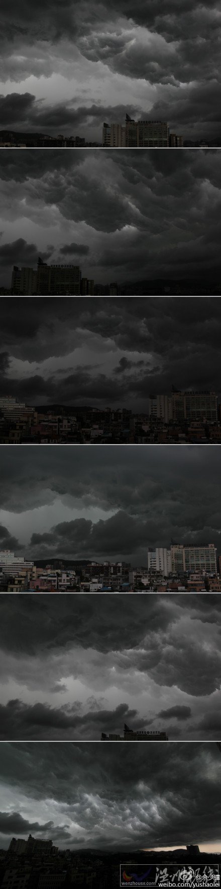 廣州暴雨 黑云壓城引發(fā)廣大網(wǎng)友浮想聯(lián)翩