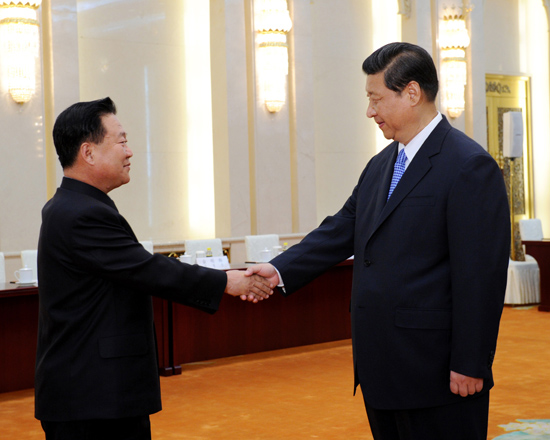 金正恩特使訪華，xxx會見金正恩特使接收金正恩親筆信