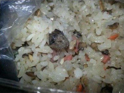 糯米飯吃出老鼠頭