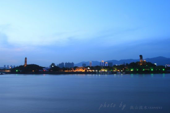 溫州江心嶼景區(qū)夜景
