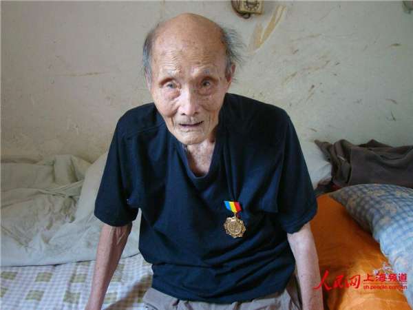 抗戰(zhàn)老兵范振是一名戰(zhàn)功卓著的軍人
