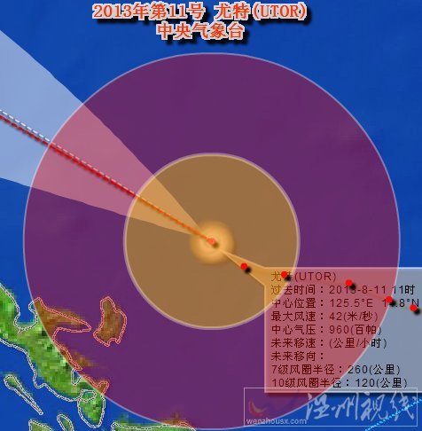 最新臺風實況路徑