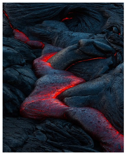美國攝影師拍攝夏威夷基拉韋亞火山噴發