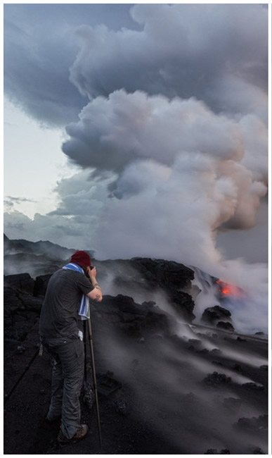 美國攝影師拍攝夏威夷基拉韋亞火山噴發