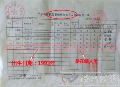 網(wǎng)友爆料男孩14歲帶編進機關(guān)
