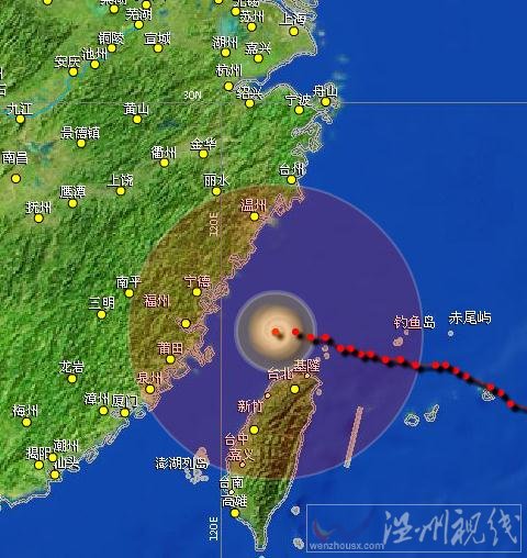臺風潭美登陸對浙江杭州影響有限