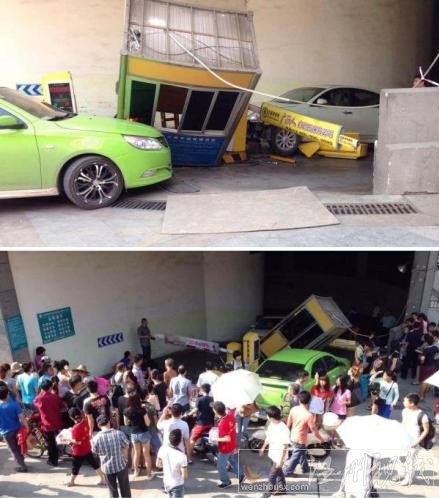南寧市國貿車禍現場圖片