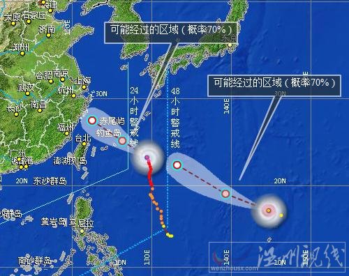 今年最后兩個臺風都在往浙江刮