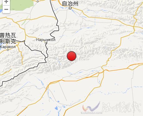 新疆阿克蘇地區拜城縣地震