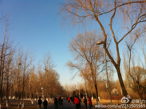 2014年1月6日北京北部山區(qū)有零星小雪