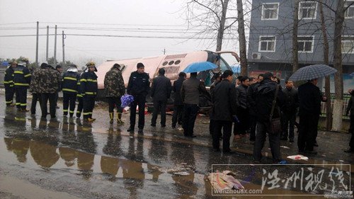天門汪場車禍現場圖片