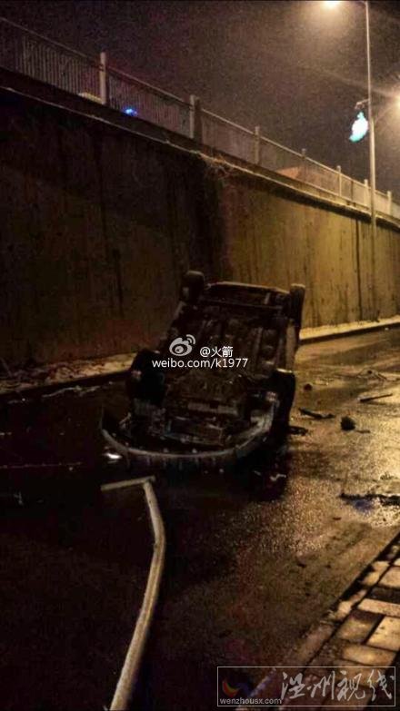 洛陽(yáng)隴海立交橋車輛墜橋