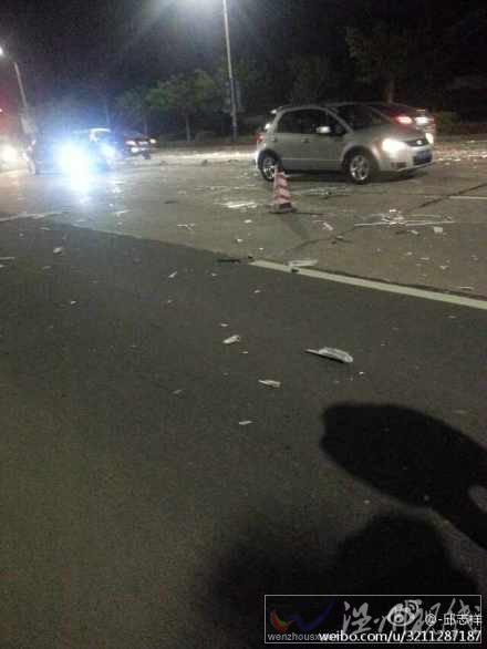惠陽區中興中路車禍現場