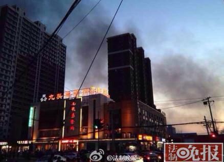 豐臺東大街附近一倉庫起火