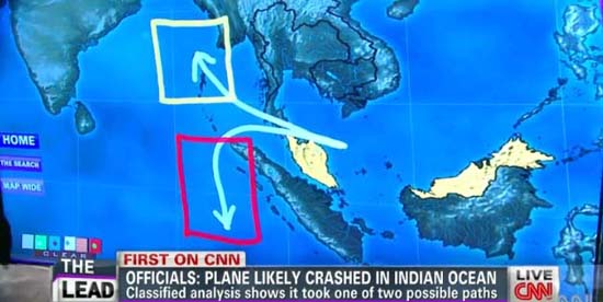 馬航客機確認遭劫持