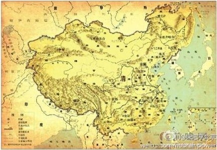 1735年中國地圖