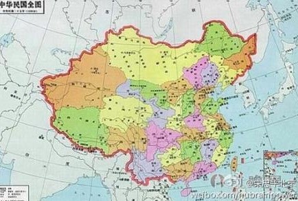 1735年中國地圖