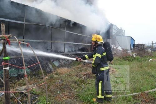 瑞安鞋廠火災 瑞安市飛云街道上河工業區鞋廠火災
