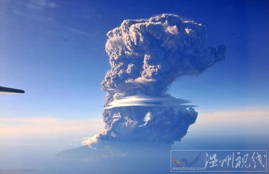 印尼火山噴發圖片