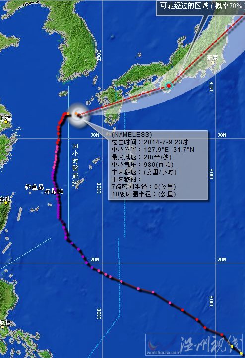 浣熊臺(tái)風(fēng)路徑