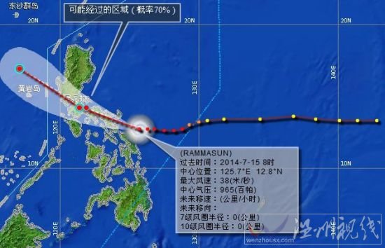 威馬遜臺(tái)風(fēng)路徑