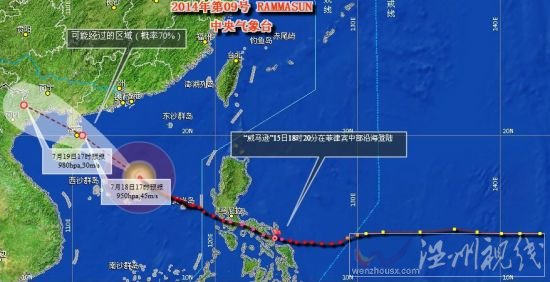 威馬遜臺(tái)風(fēng)路徑