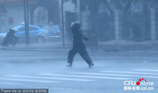 海鷗臺風影響海南文昌海口