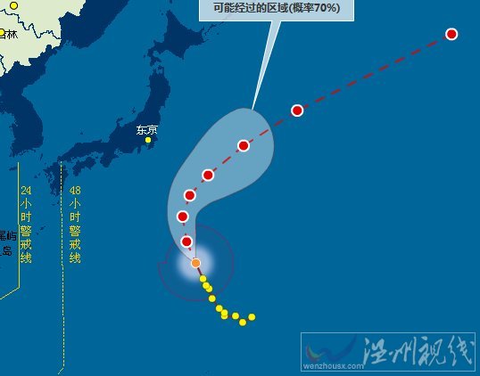 2014臺(tái)風(fēng)北冕路徑