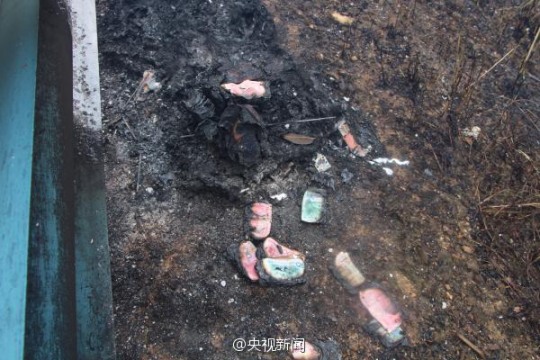 運鈔車起火