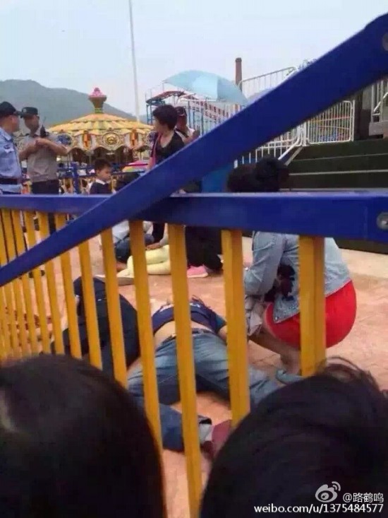 溫州游樂園事故圖片