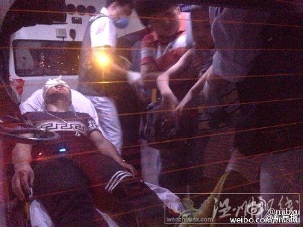 北京奧迪車撞人逃跑