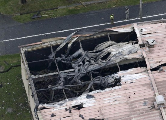 駐日美軍基地爆炸