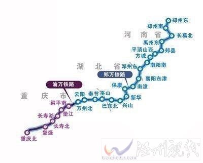 鄭萬高鐵年內(nèi)開建路線圖
