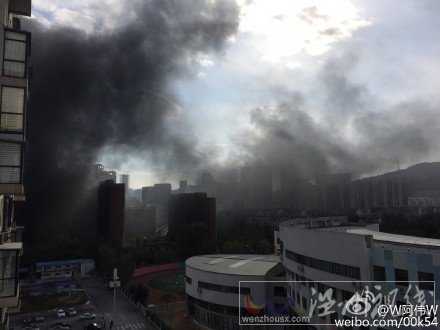大連市區幸福一家小區發生火災