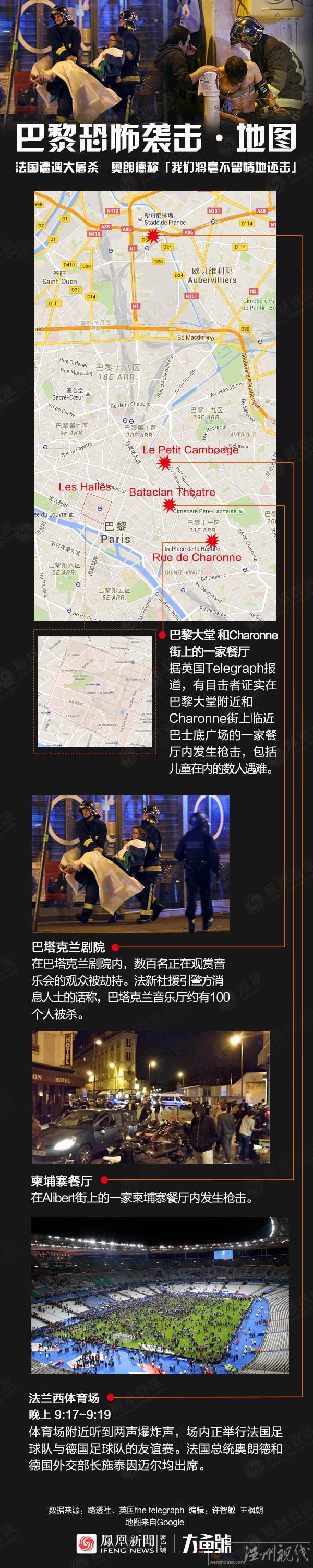 巴黎槍擊爆炸案發(fā)生經(jīng)過