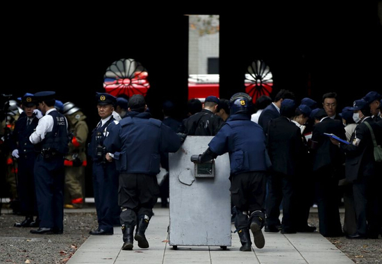 靖國神社發生爆炸